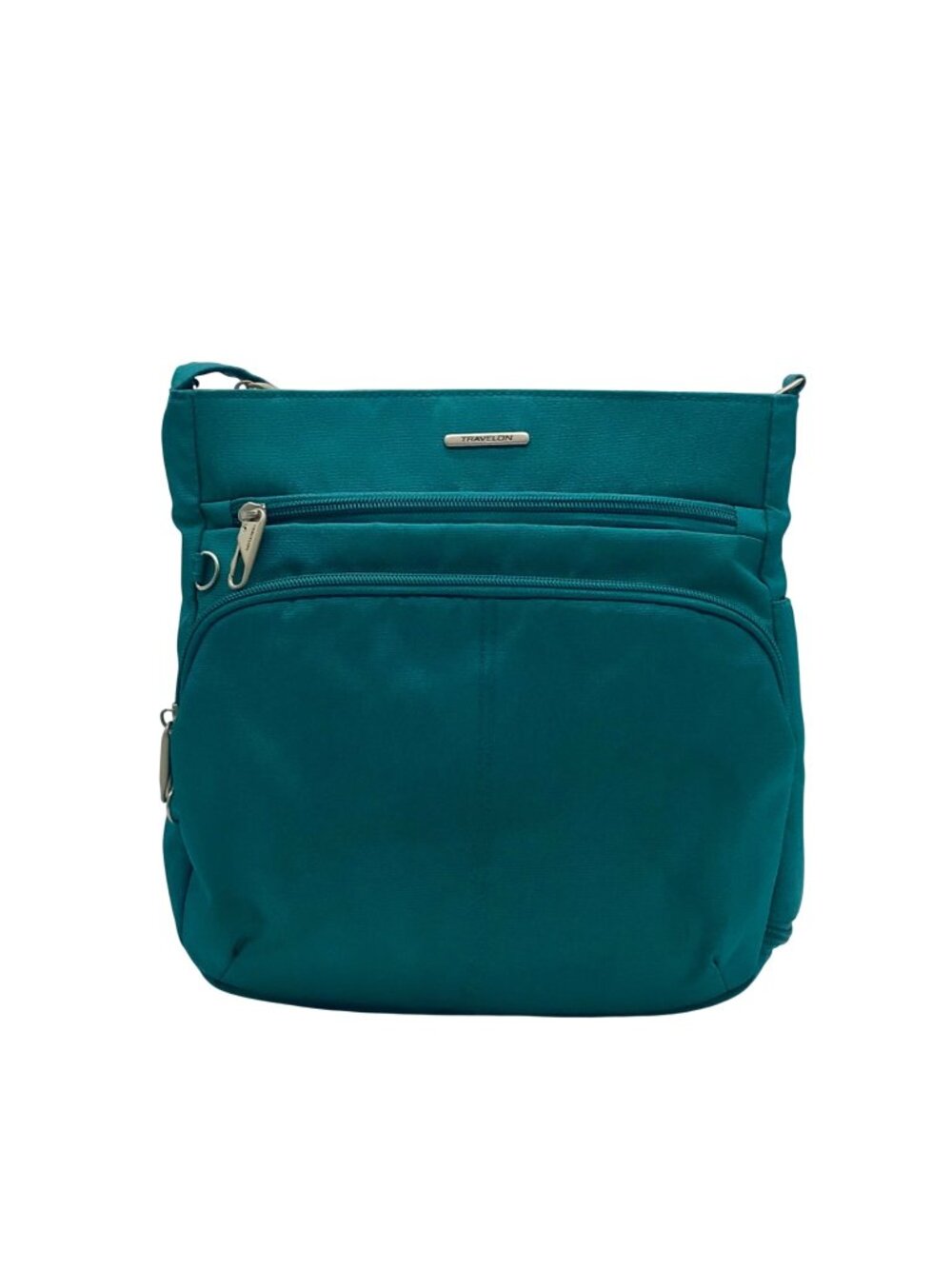 Travelon Teal Blue Nylon Crossbody Bag